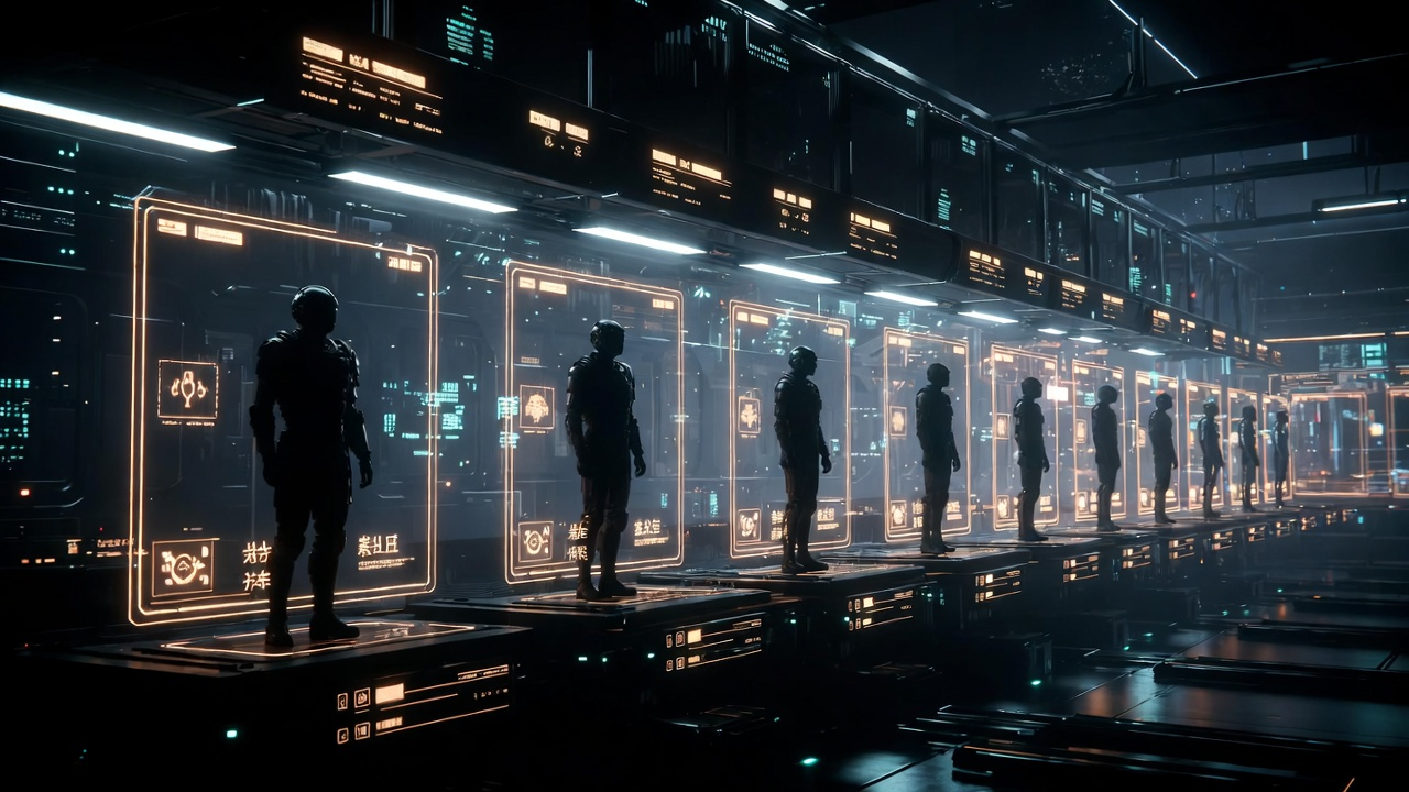 Mercenary support unit operating alongside an Operator