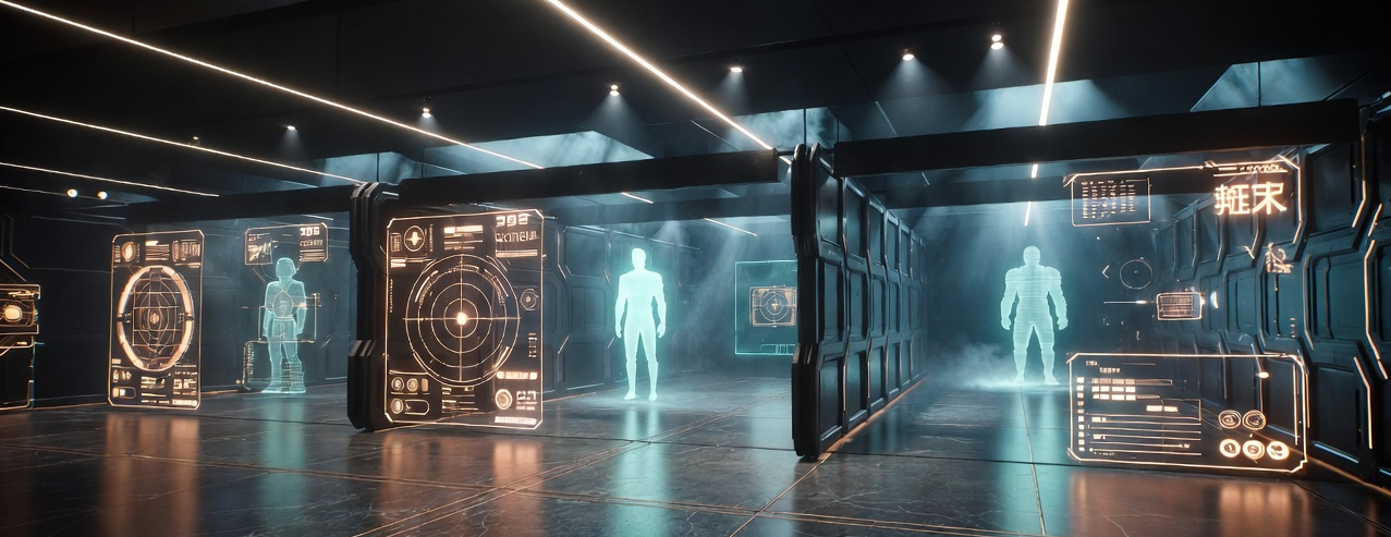 Weapon range band reference from close to long engagement distances